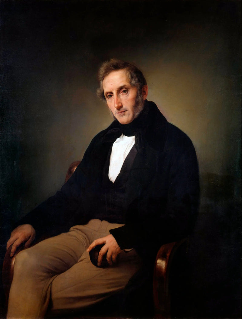 Portrait von Alessandro Manzoni - Francesco Hayez