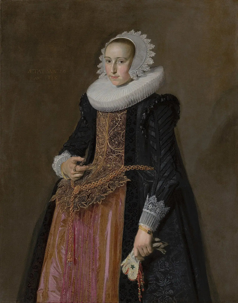 Portrait von Aletta Hanemans (1606-1653) - Frans Hals