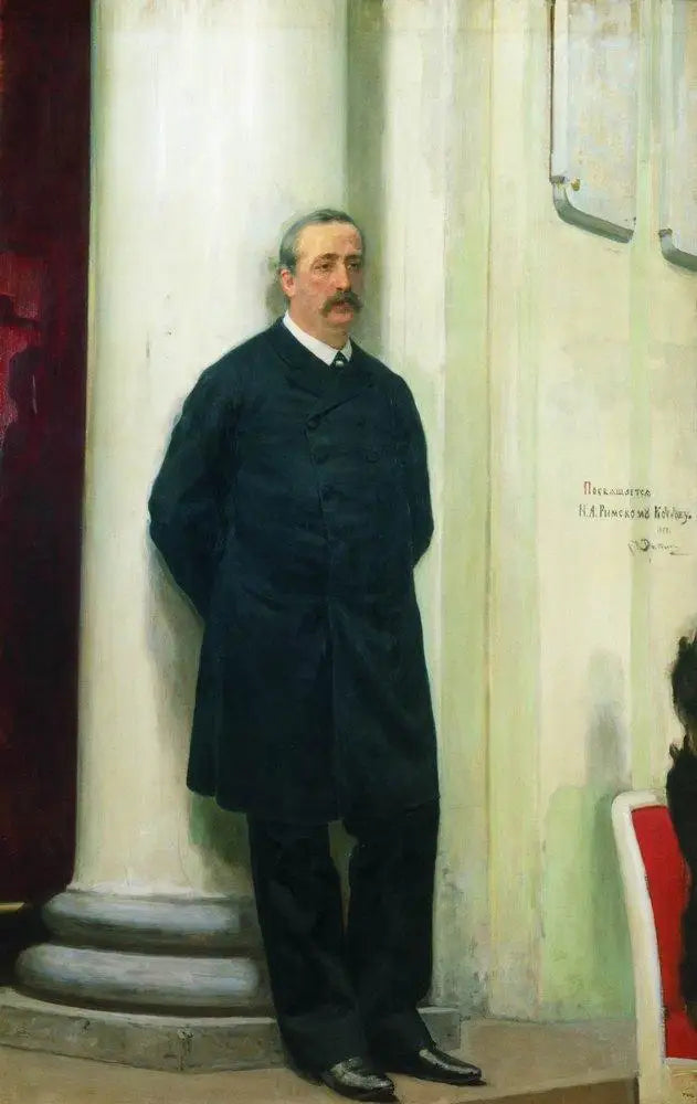 Portrait von Alexandre Borodine - Ilya Repin