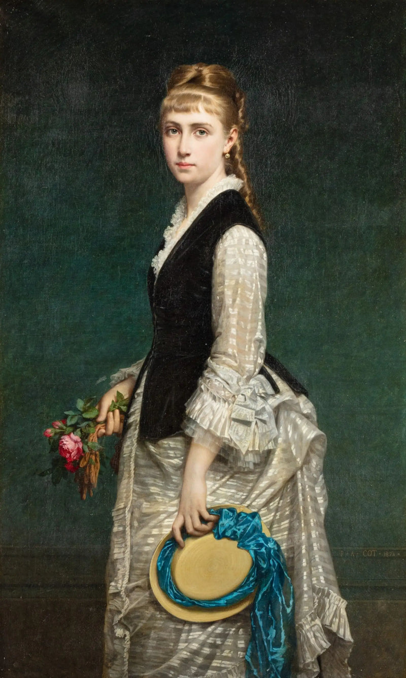 Portrait von Alice Heine, Herzogin von Richelieu, Prinzessin von Monaco - Pierre Auguste Cot