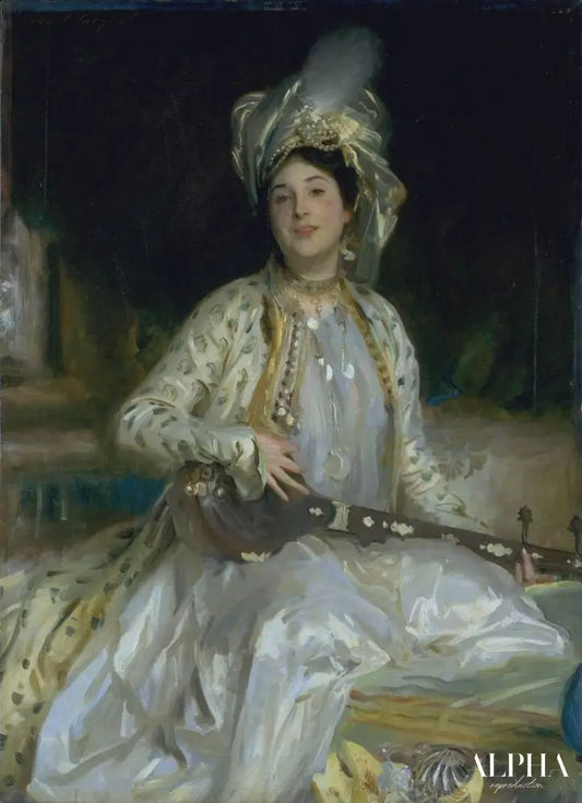 Portrait d'Almina, fille d'Asher Wertheimer - John Singer Sargent - Reproductions de tableaux et peintures haut de gamme