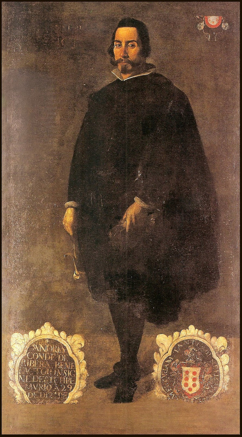 Portrait von Andrés Condé de Ribera - Francisco de Zurbarán