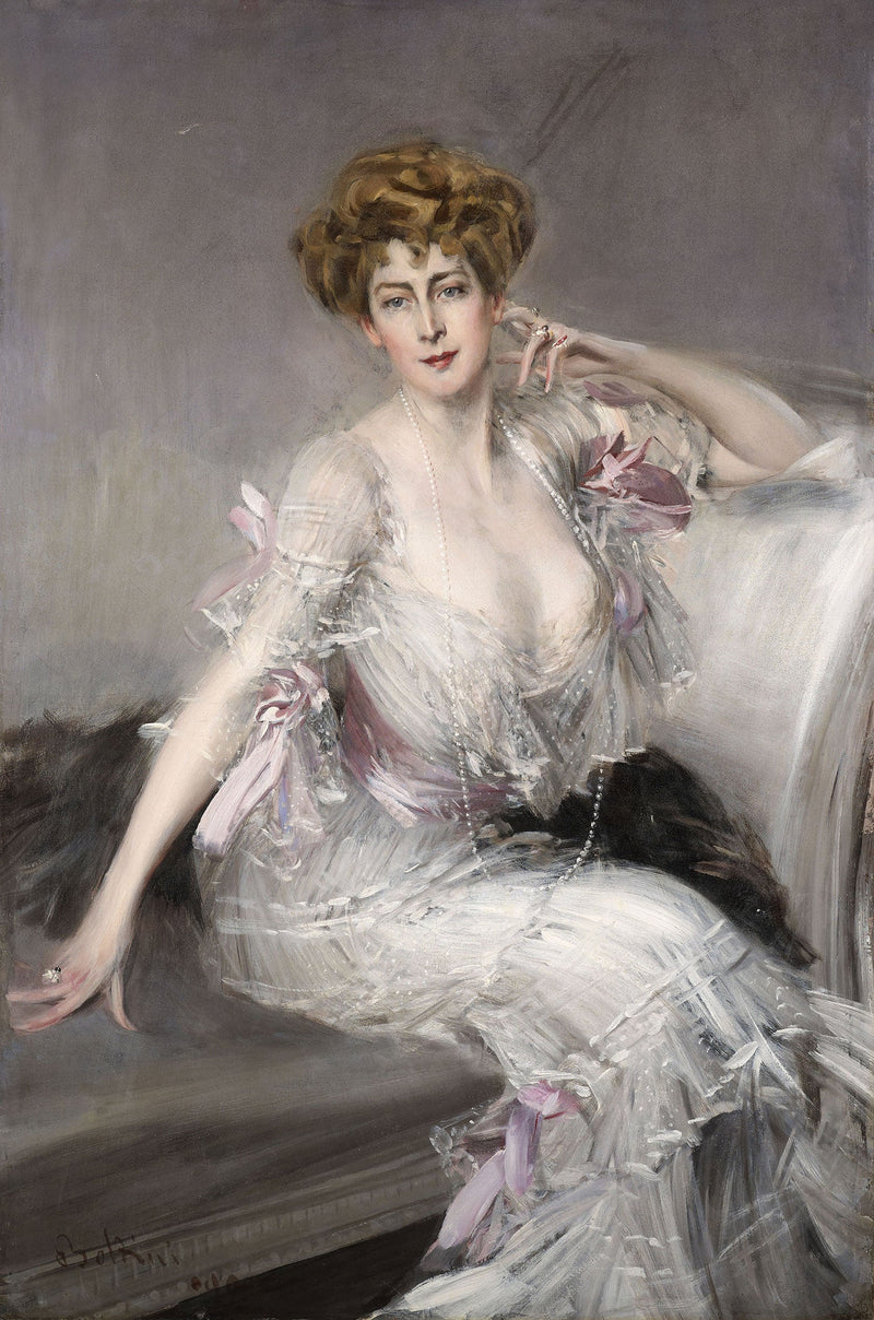 Portrait von Anna Elisabeth Hansen - Giovanni Boldini
