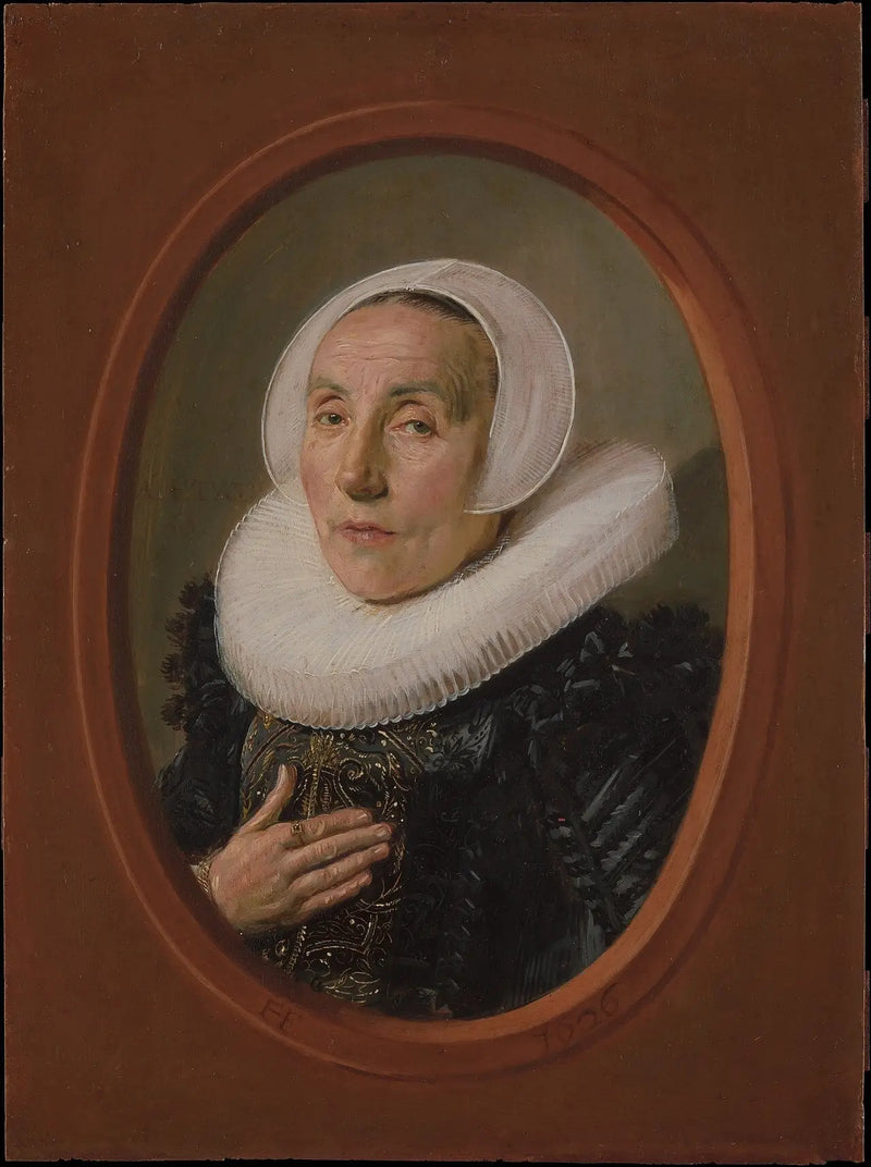 Portrait von Anna van der Aar (1576/77, ca. 1626) - Frans Hals