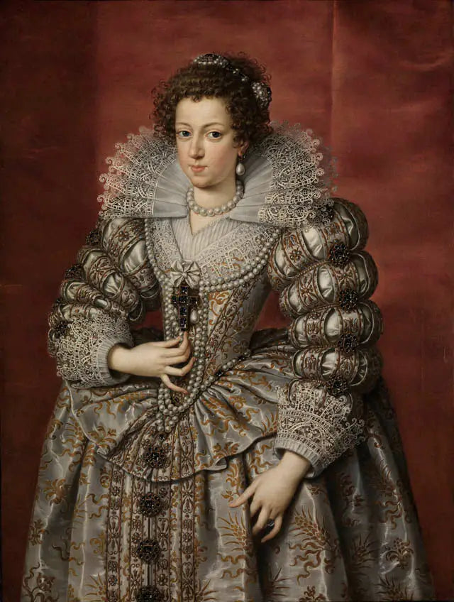 Portrait von Anne d'Autriche - Frans Pourbus der Jüngere