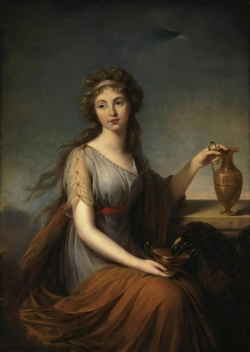 Portrait von Anne Pitt in Hebe - Élisabeth Vigée Le Brun
