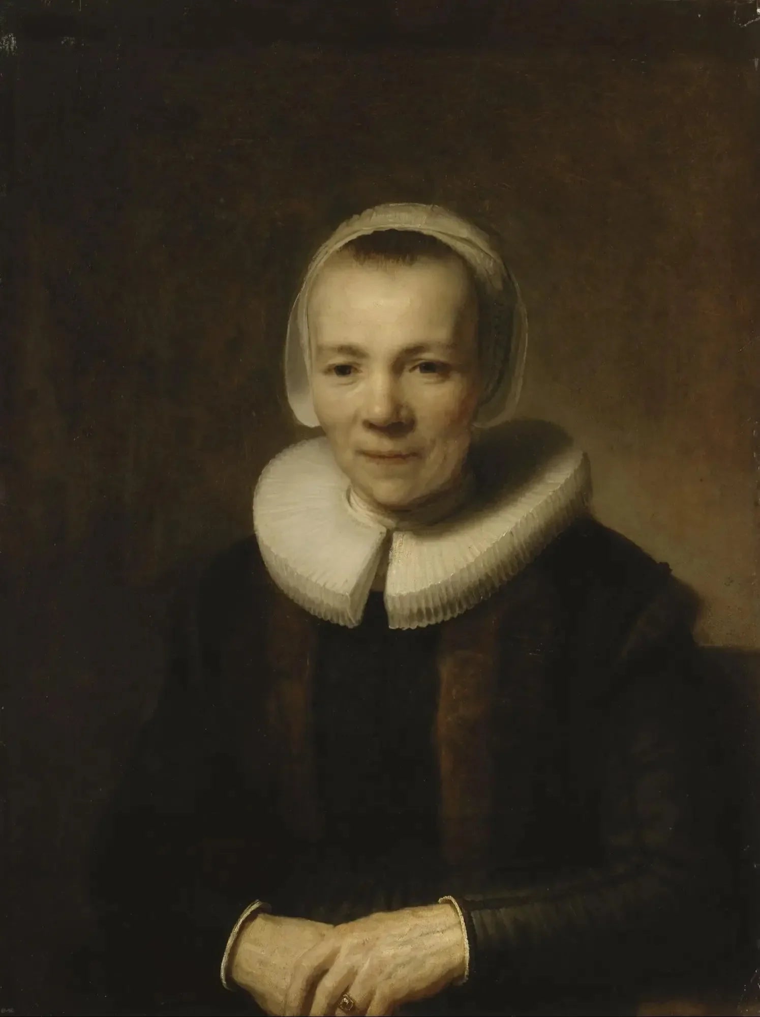 Portrait de Baertje Martens - Rembrandt image 1 tableau peint à l’huile sur toile