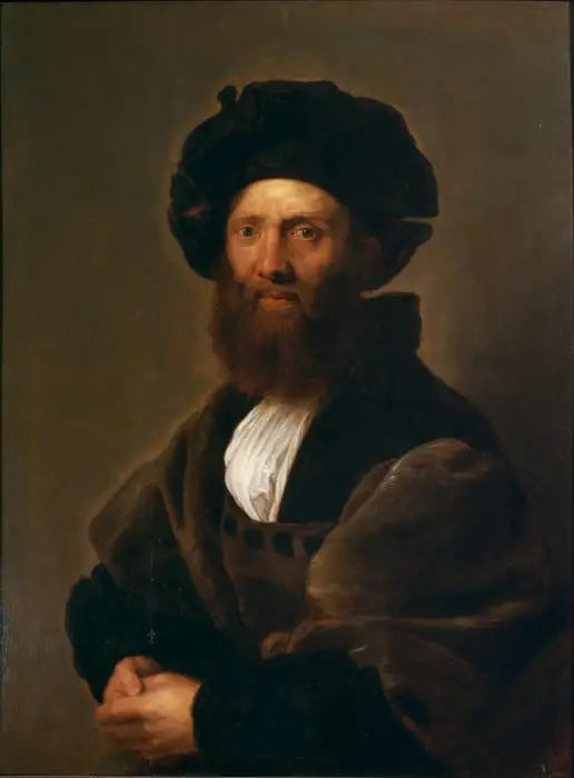 Porträt von Baldassare Castiglione (nach Raphael) - Peter Paul Rubens