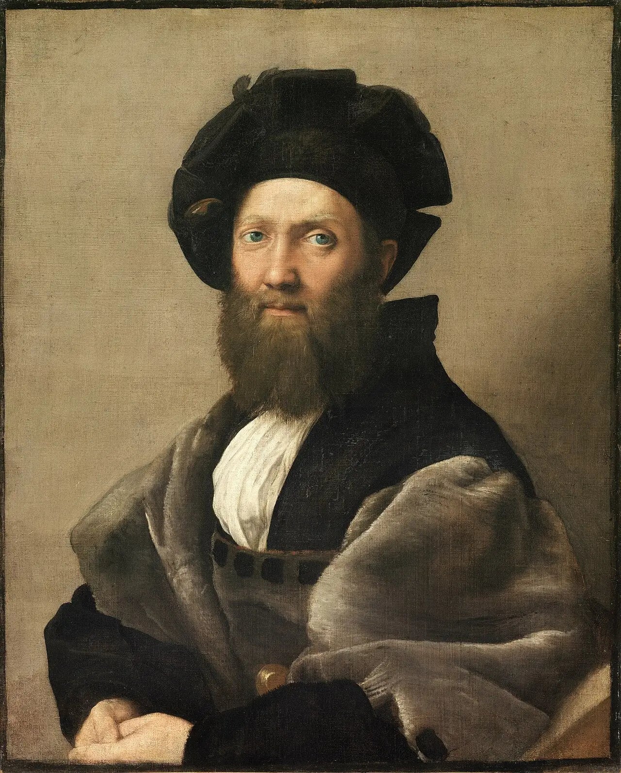 Portrait de Baldassare Castiglione - Raphaël Sanzio image 1 reproduction réalisée par Alpha Reproduction