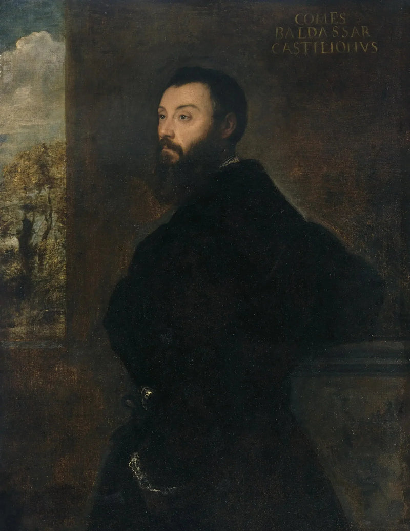 Portrait von Baldassare Castiglione - Titian