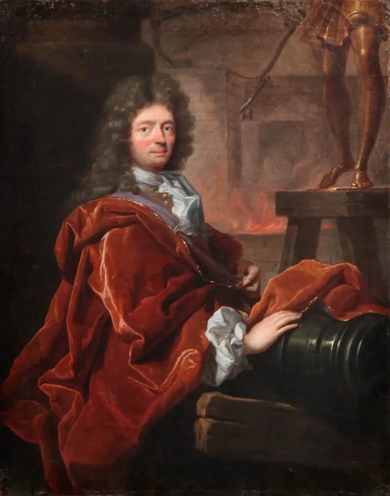 Porträt von Balthasar Keller, Gießer - Hyacinthe Rigaud