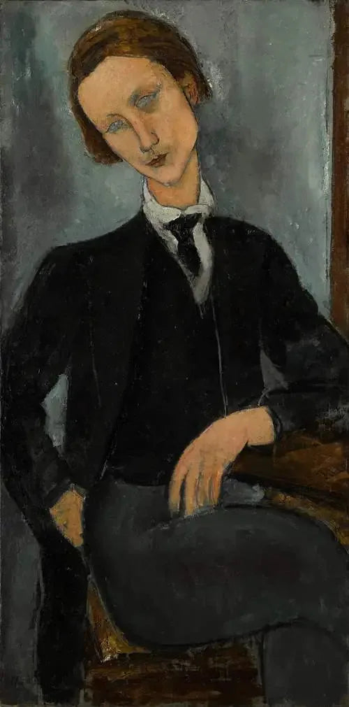 Porträt von Baranowski - Amedeo Modigliani