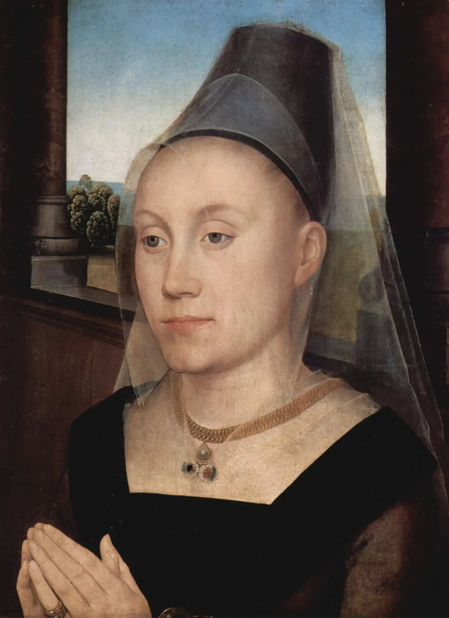 Portrait von Barbara van Vlaendenbergh - Hans Memling