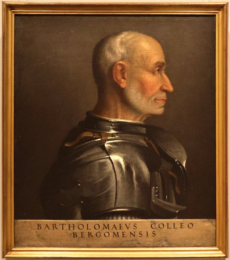Portrait von Bartolomeo Colleoni - Giovanni Battista Moroni
