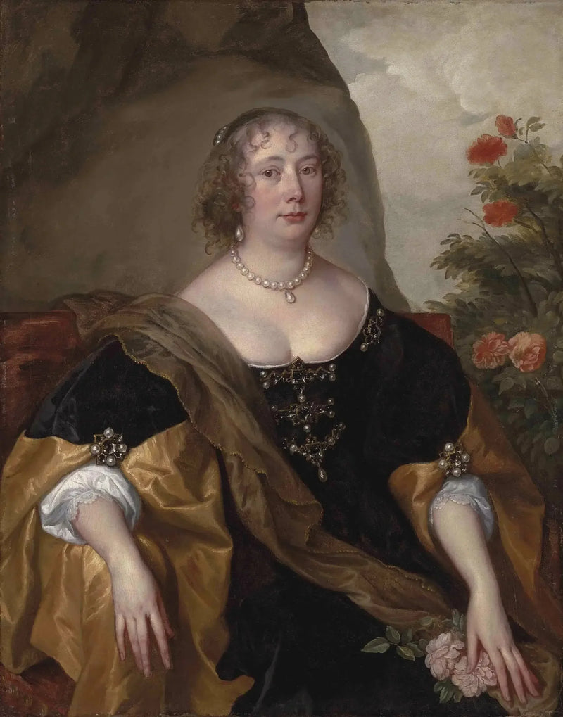 Portrait von Béatrice, Gräfin von Oxford - Antoine van Dyck