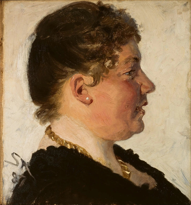 Porträt von Béatrice Diderichsen. - Peder Severin Krøyer