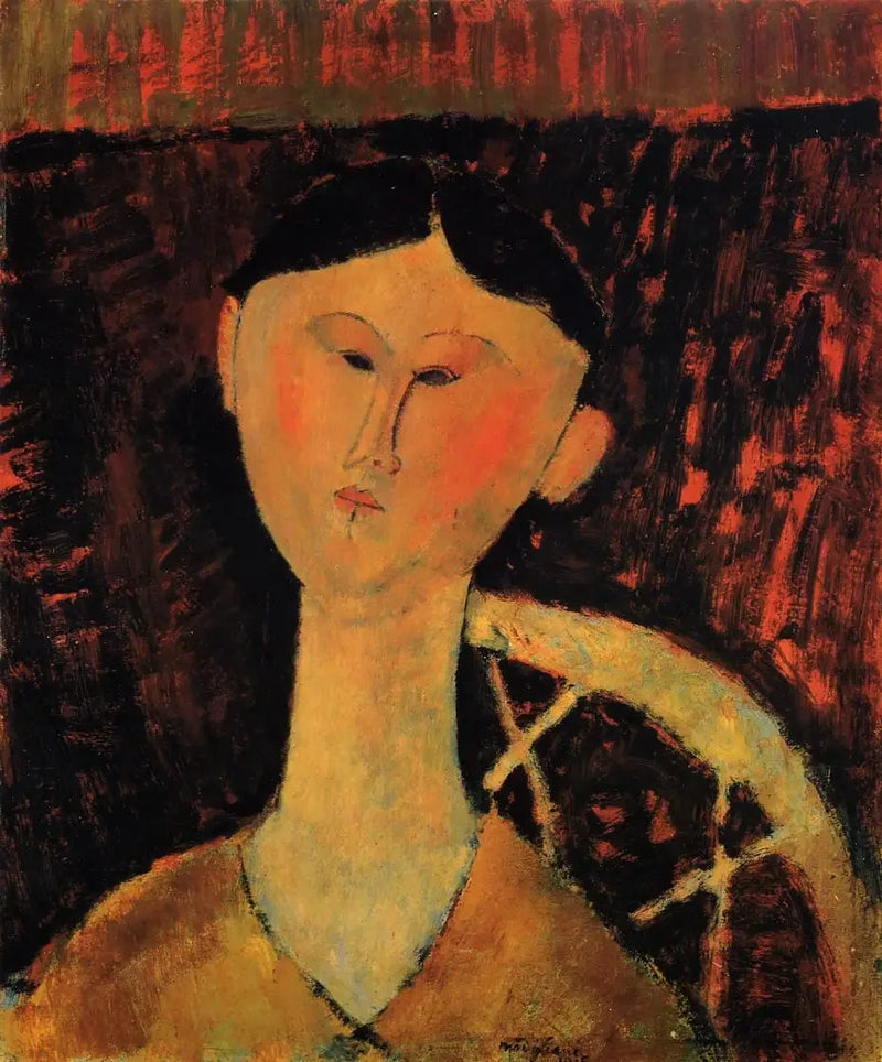 Porträt von Béatrice Hastings - Amedeo Modigliani