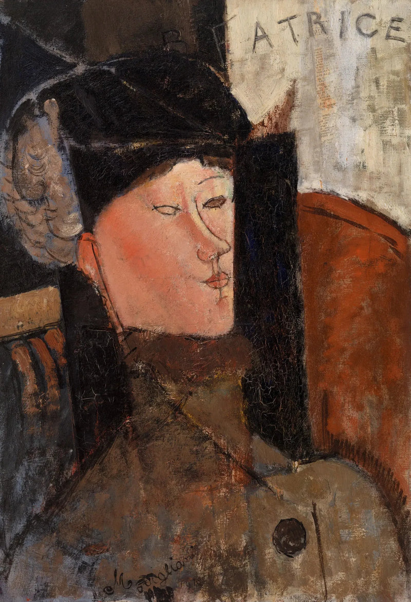 Porträt von Béatrice Hastings (Modigliani, Philadelphia) - Amedeo Modigliani