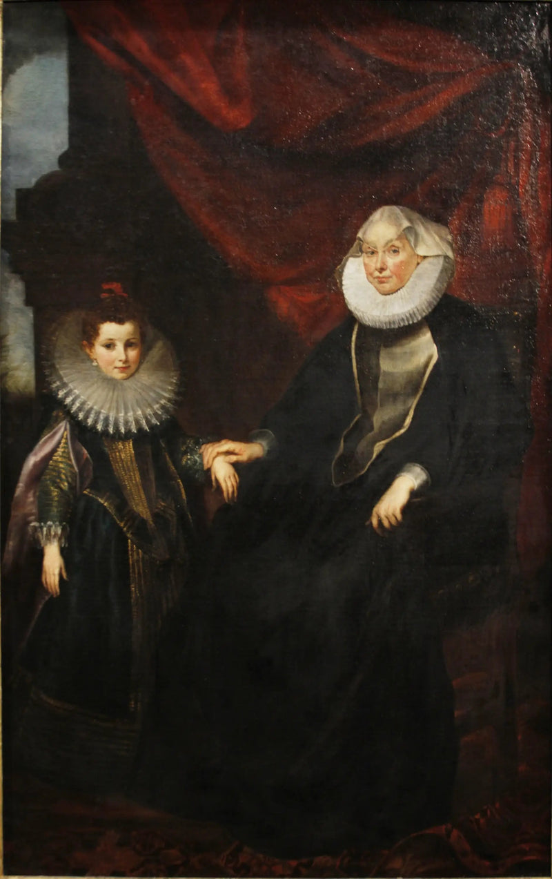Porträt von Bianca Spinola Imperiale (1554-1622) und ihrer Nichte Maddalena Imperiale - Peter Paul Rubens