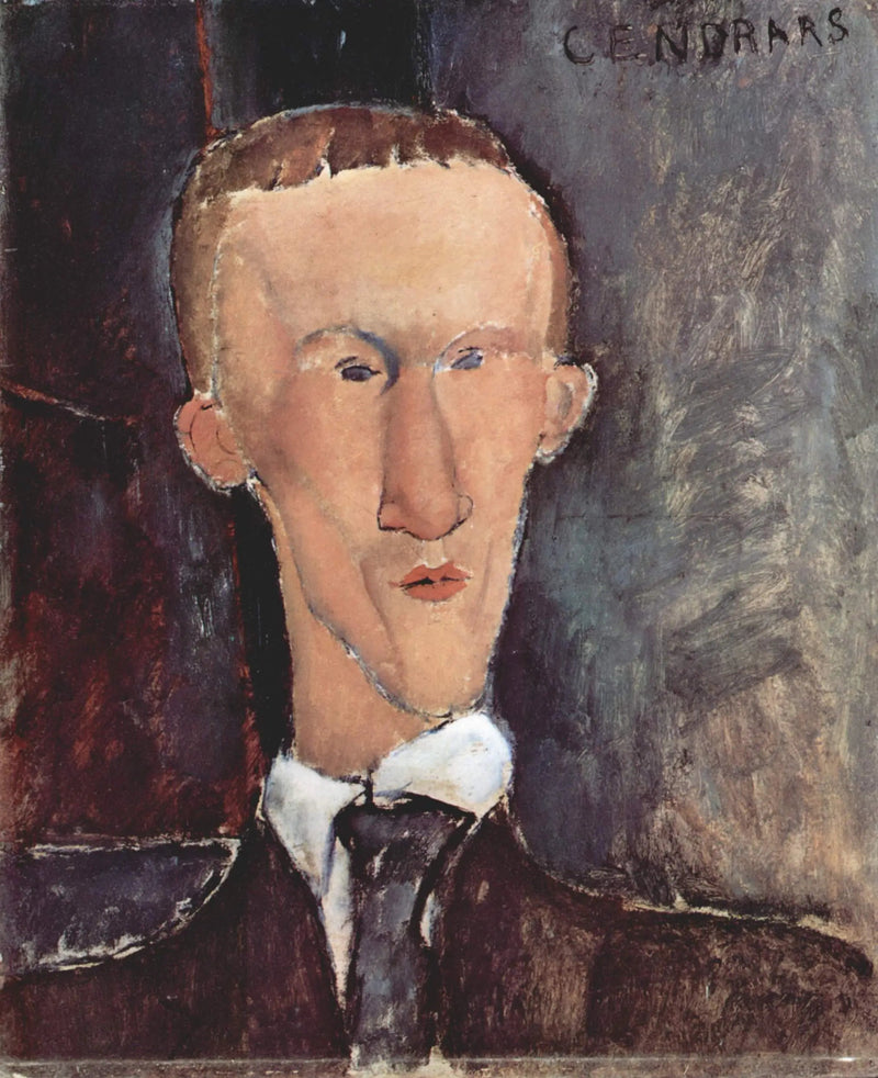Porträt von Blaise Cendrars - Amedeo Modigliani