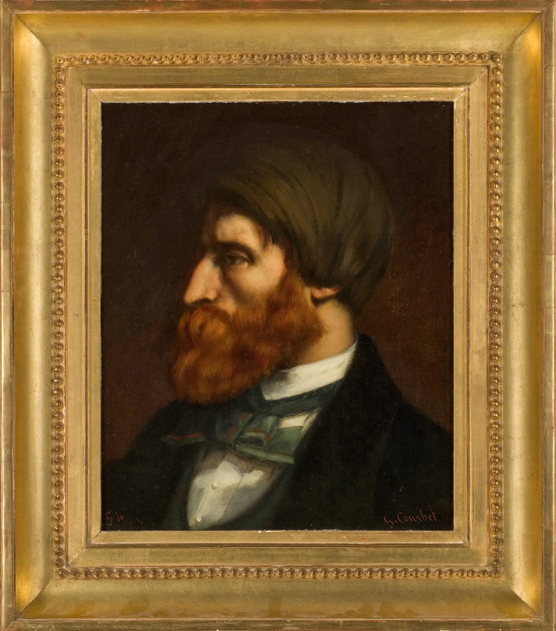 Profilporträt von Bruyas, 1854 - Gustave Courbet