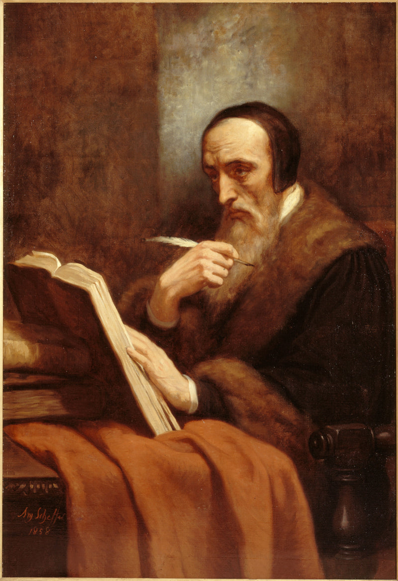 Portrait von Calvin - Ary Scheffer