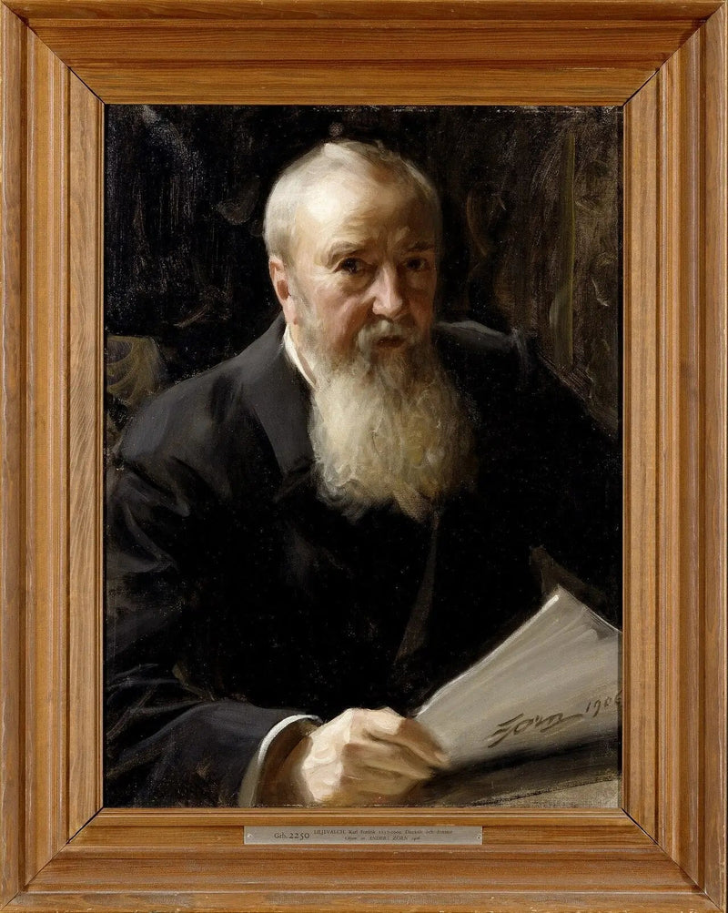 Portrait von Carl Fredrik Liljevalch - Anders Zorn