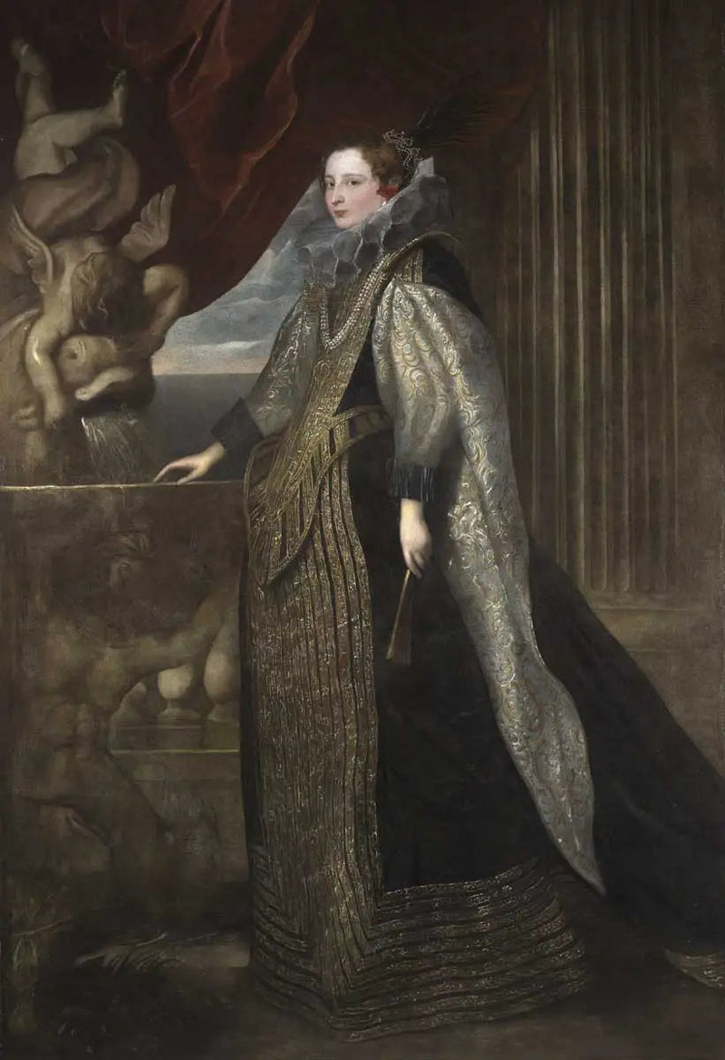 Portrait von Catarina Balbi Durazzo - Antoine van Dyck