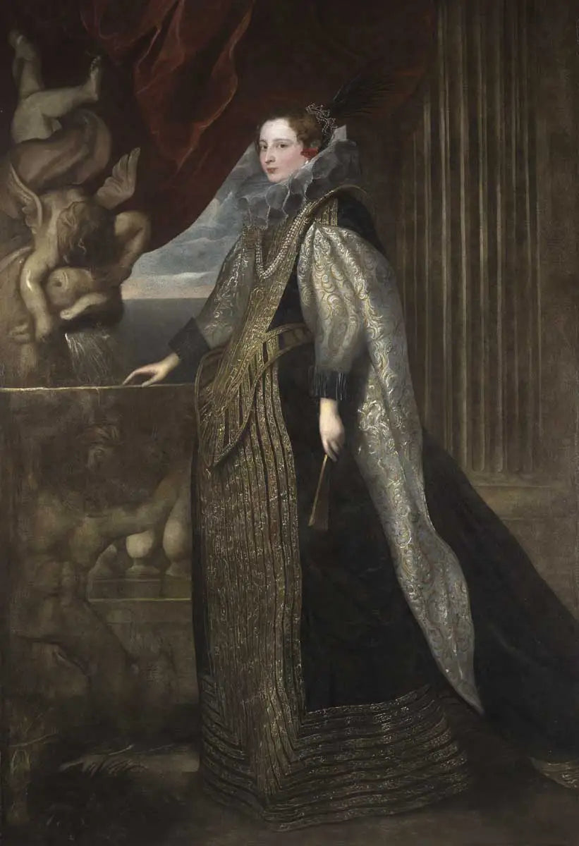 Portrait von Catarina Balbi Durazzo - Antoine van Dyck