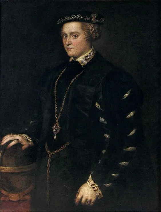 Porträt von Katharina von Österreich (1533-1572), Königin von Polen - Jacopo Tintoretto