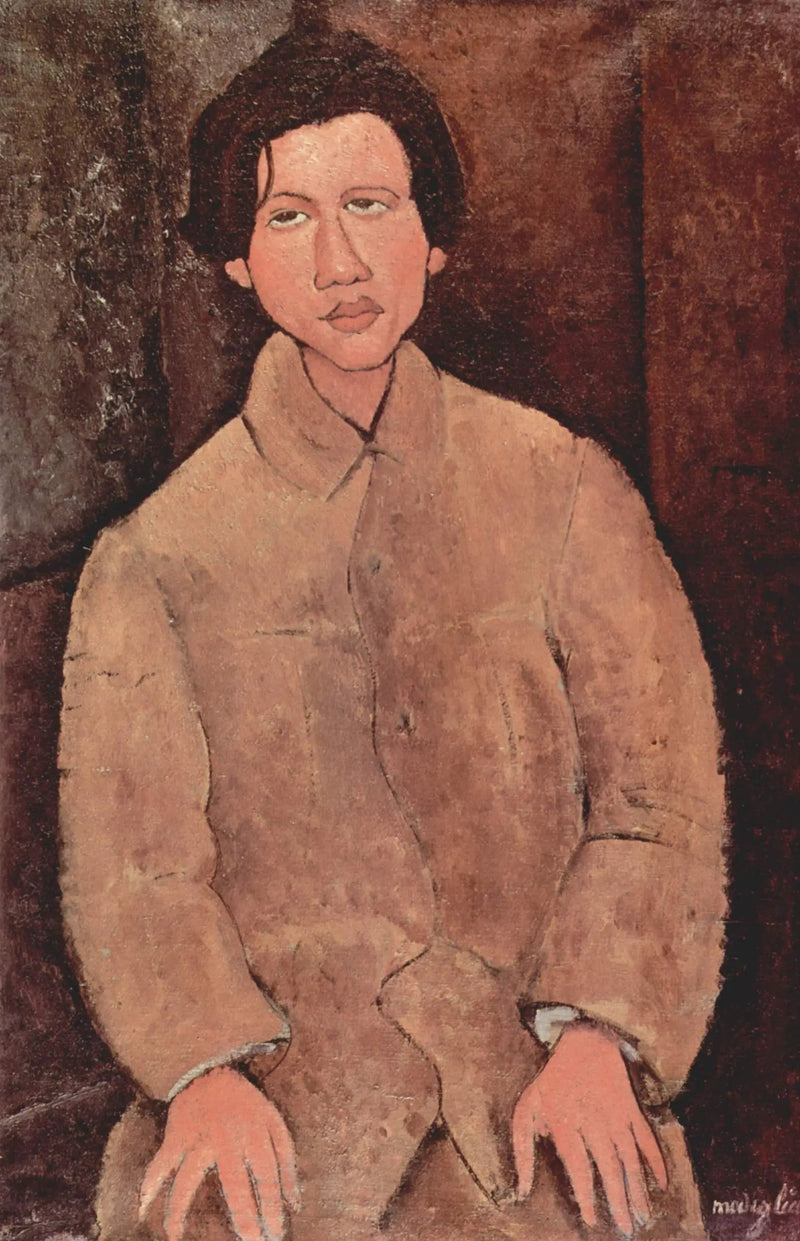 Porträt von Chaïm Soutine - Amedeo Modigliani