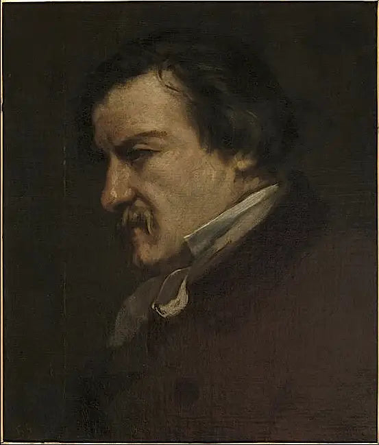 Porträt von Champfleury - Gustave Courbet