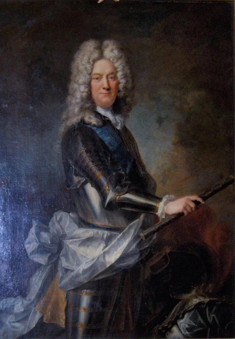 Porträt von Charles-Armand de Gontaut, Herzog von Biron, Marschall von Frankreich - Hyacinthe Rigaud