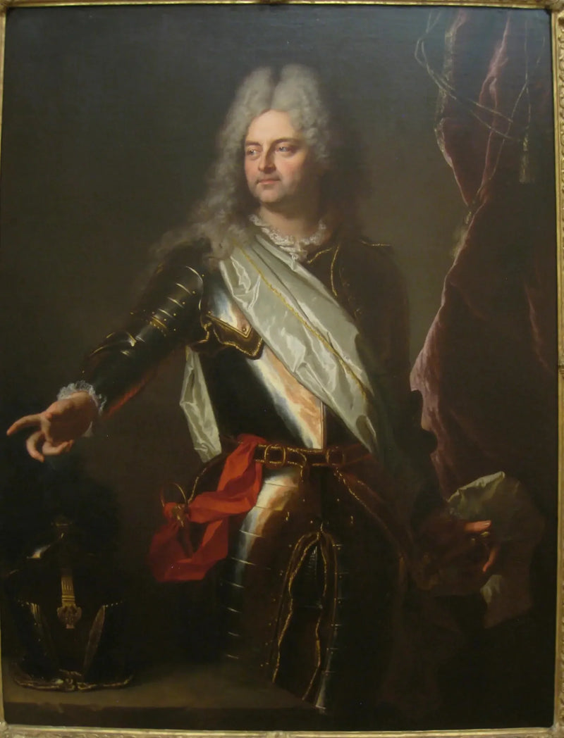 Porträt von Charles-Auguste d'Allonville, Marquis de Louville - Hyacinthe Rigaud