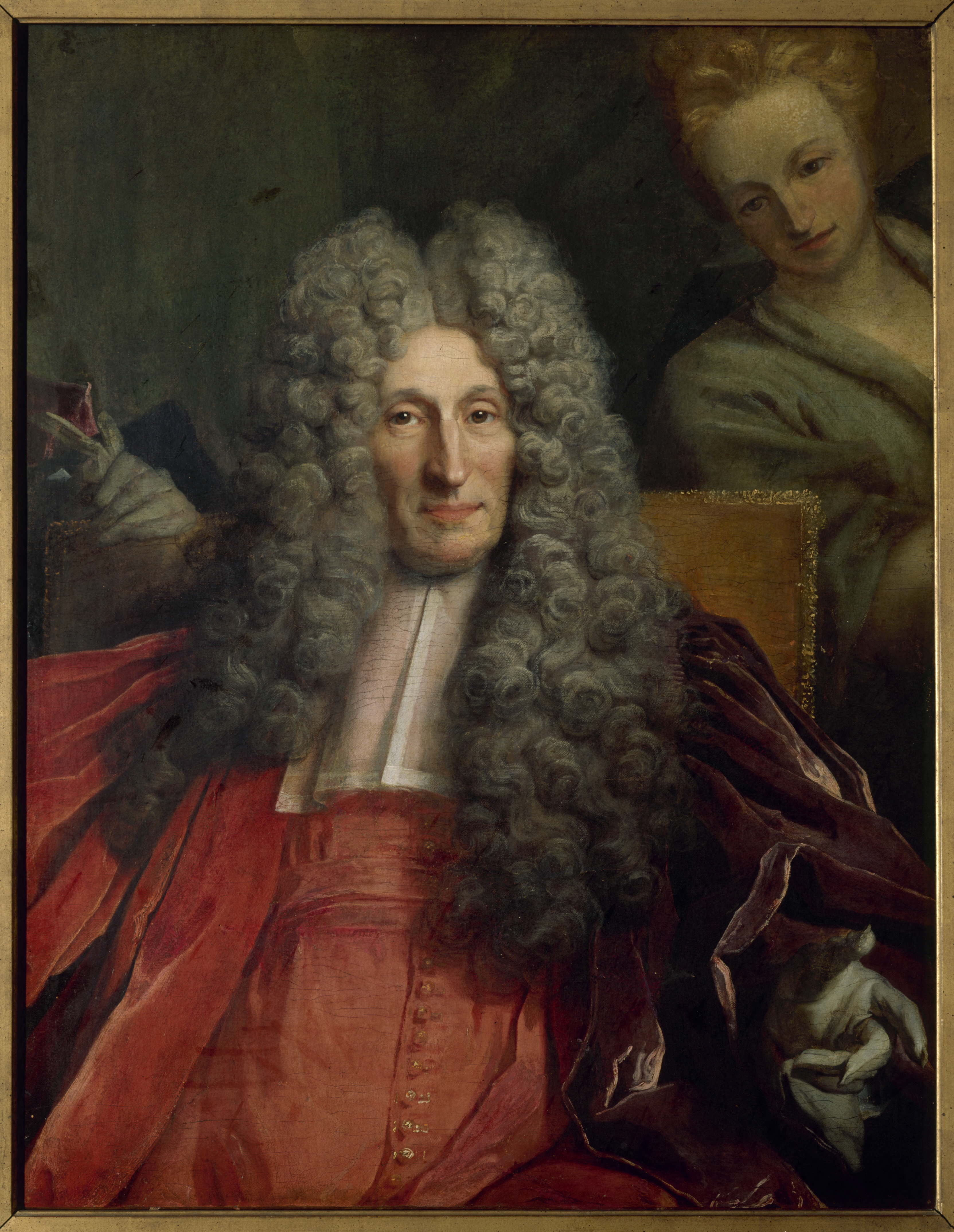 Portrait de Charles Boucher d'Orsay, prévôt des marchands de 1700 à 1708 (fragment) - Nicolas de Largillière image 1 reproduction artisanale de tableau