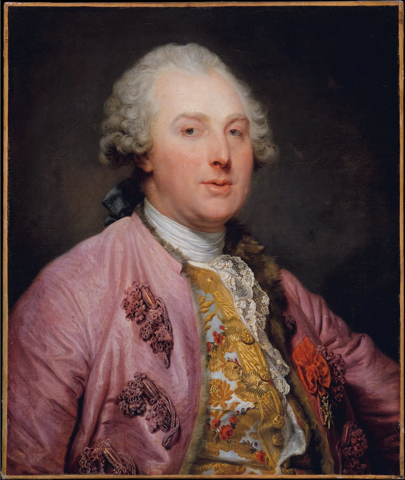 Porträt von Charles Claude de Flahaut de La Billarderie (Graf d'Angiviller) - Jean-Baptiste Greuze