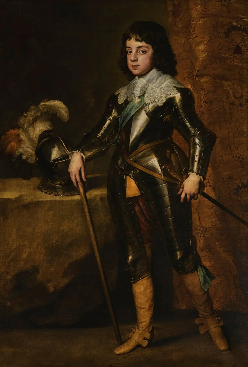 Porträt von Charles II als Prinz von Wales - Antoine van Dyck