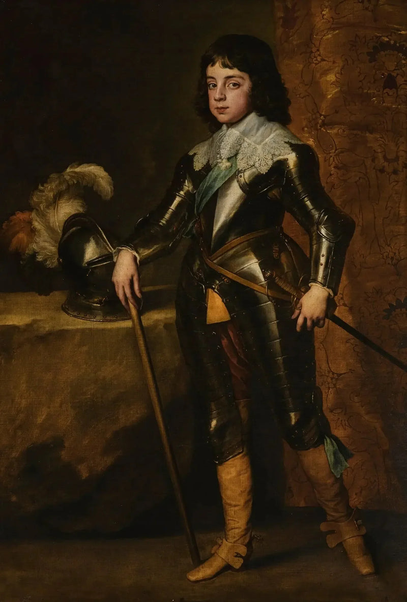 Porträt von Charles II als Prinz von Wales - Antoine van Dyck