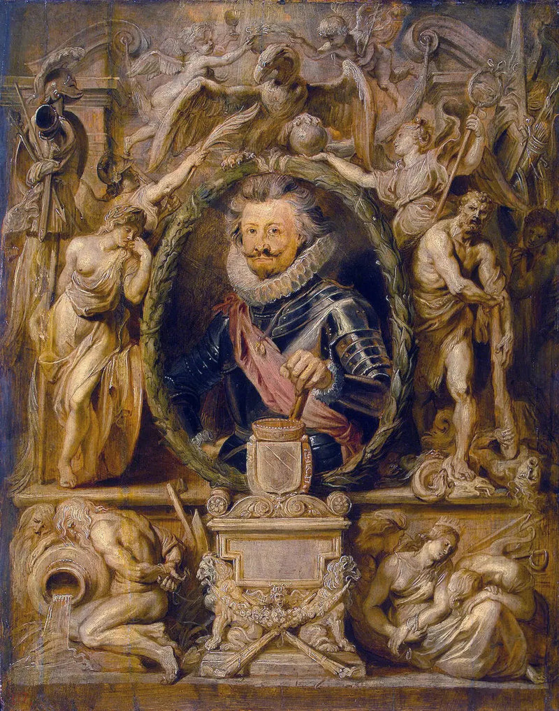 Porträt von Charles de Longueval - Peter Paul Rubens