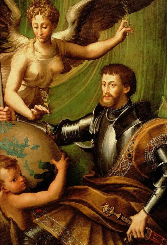 Porträt von Karl V. - Parmigianino