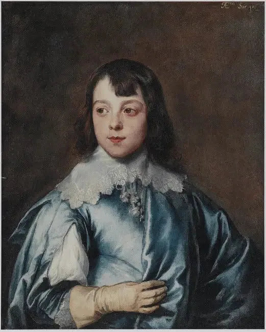 Porträt von Charles Stanley, Lord Strange, 8. Earl of Derby (1628-1672) im Alter von zehn Jahren - Antoine van Dyck