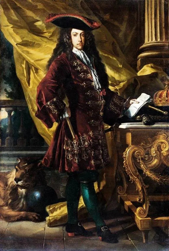Porträt von Karl VI., Kaiser des Heiligen Römischen Reiches (1685-1740) - Francesco Solimena