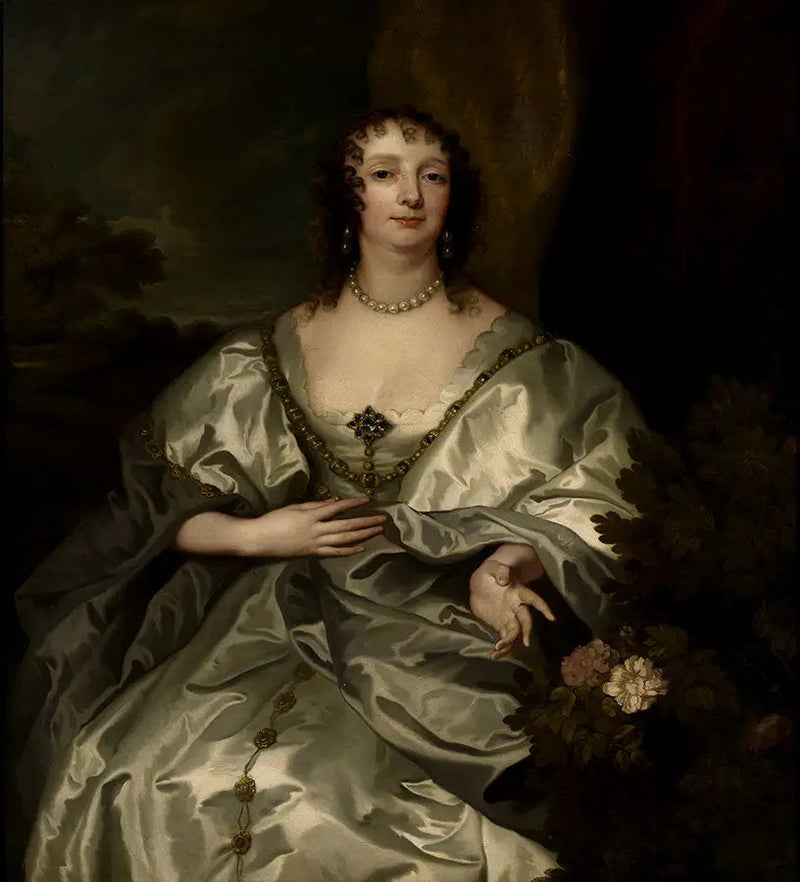Portrait von Charlotte de la Trémoïlle, Lady Strange, zukünftige Countess of Derby (1599-1664) - Antoine van Dyck