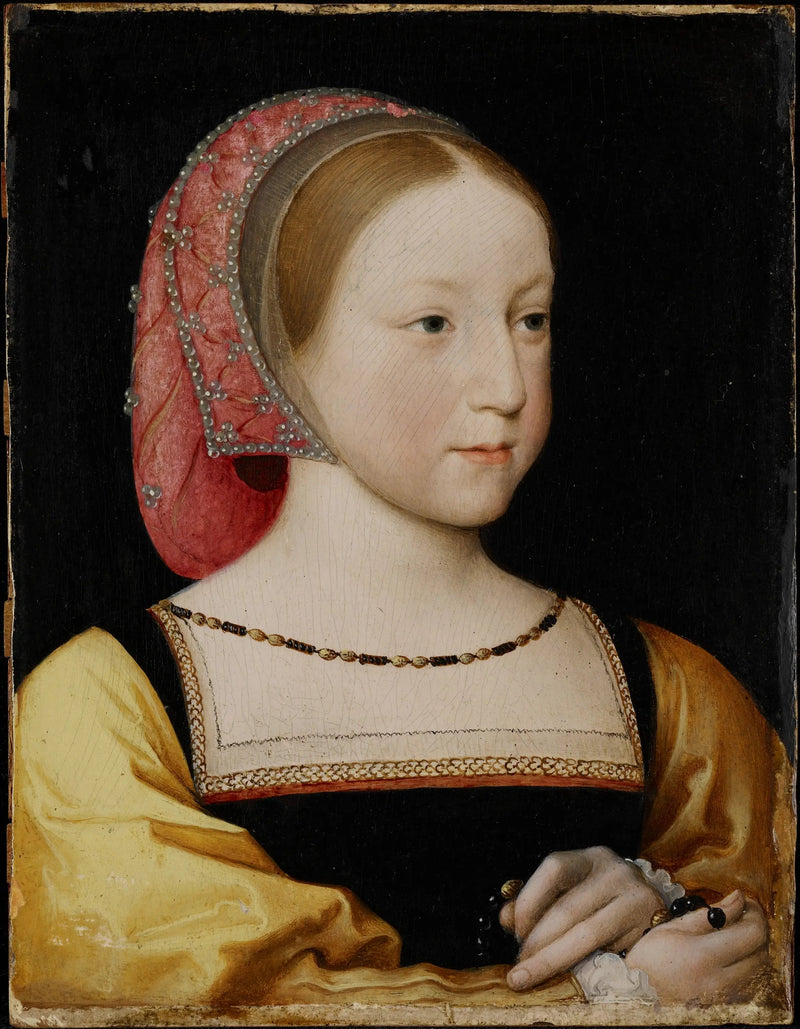 Porträt von Charlotte de Valois - Jean Clouet