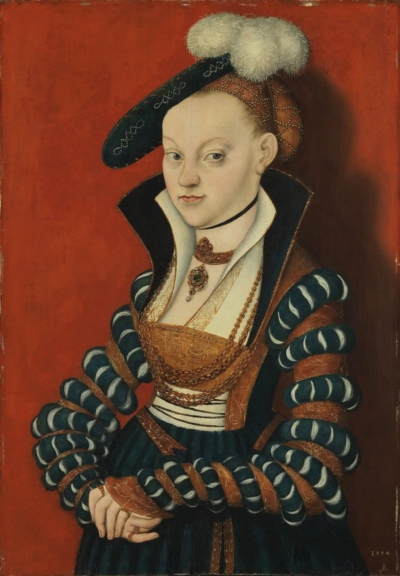 Porträt von Christiane von Eulenau - Lucas Cranach der Ältere