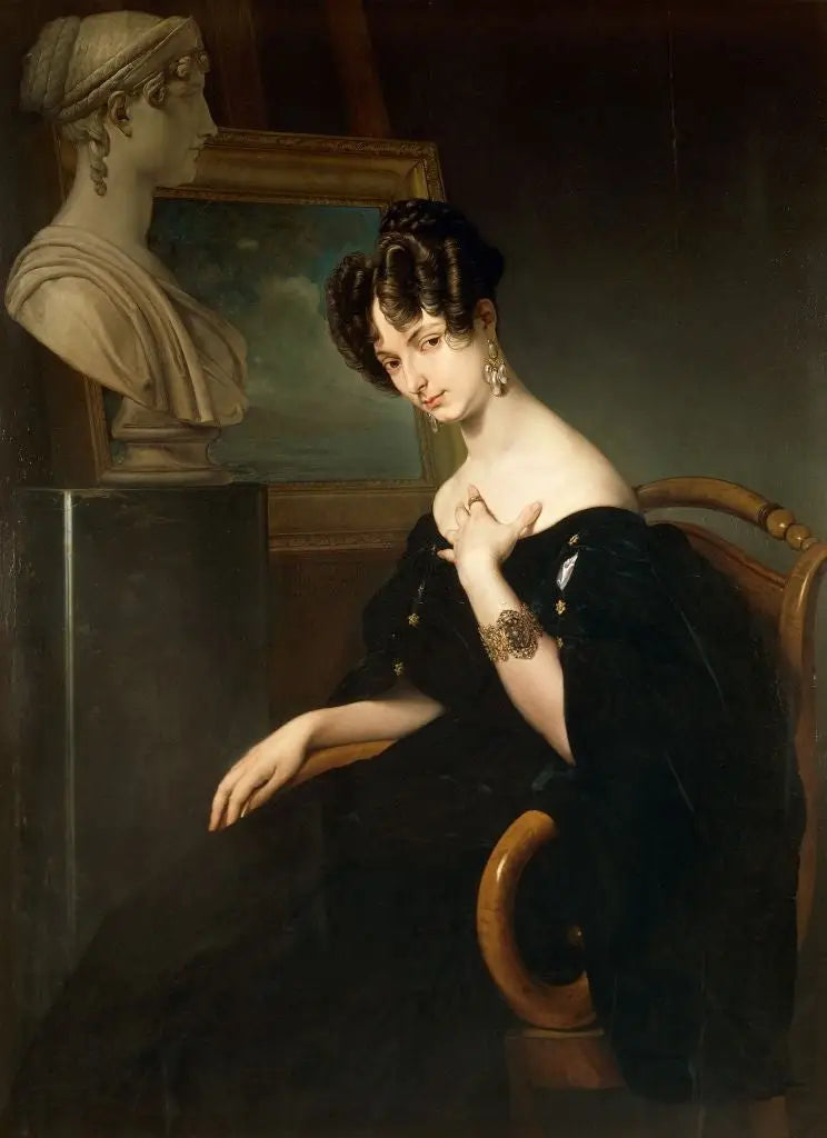 Portrait von Christine Trivulce de Belgiojoso - Francesco Hayez