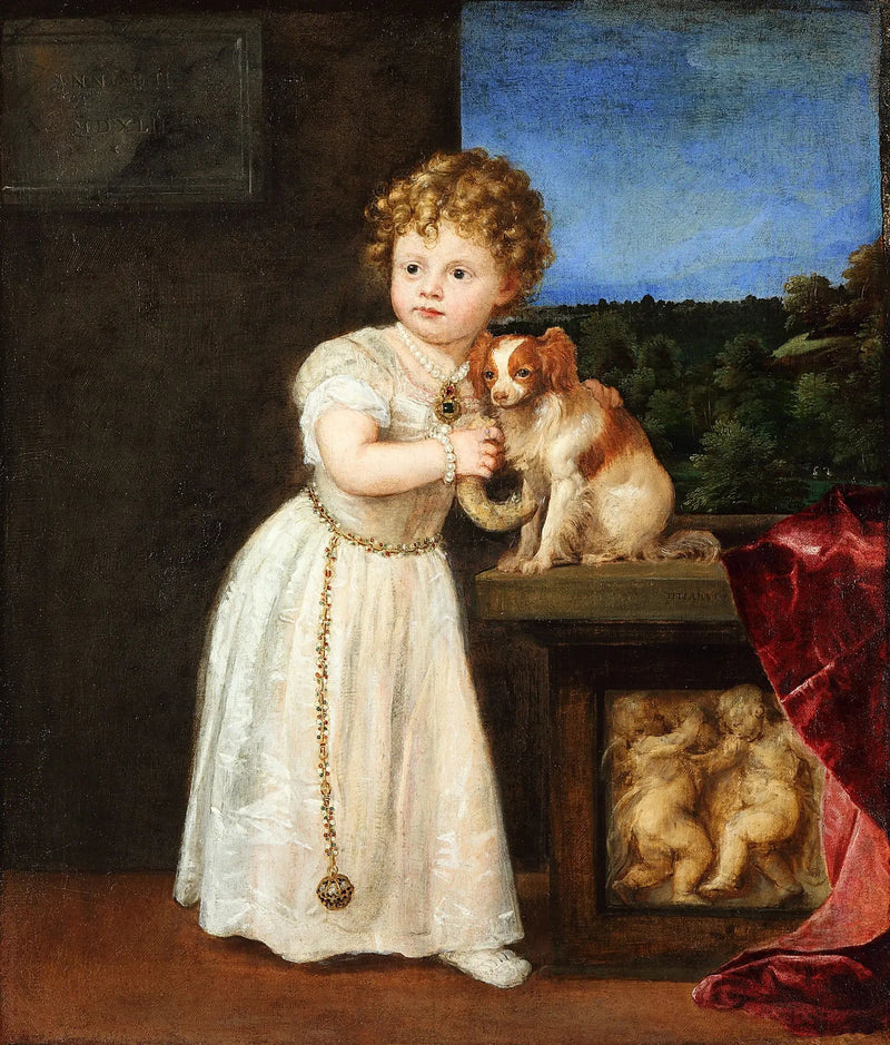Portrait von Clarissa Strozzi - Titian