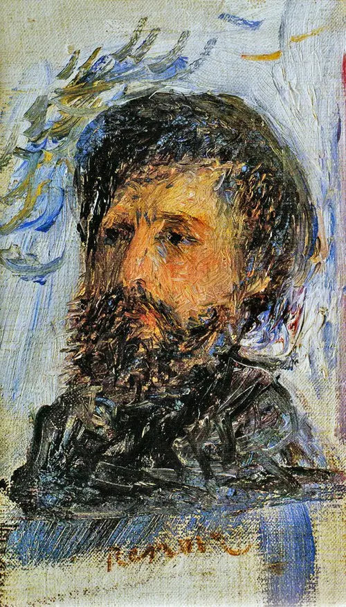 Porträt von Claude Monet - Pierre-Auguste Renoir