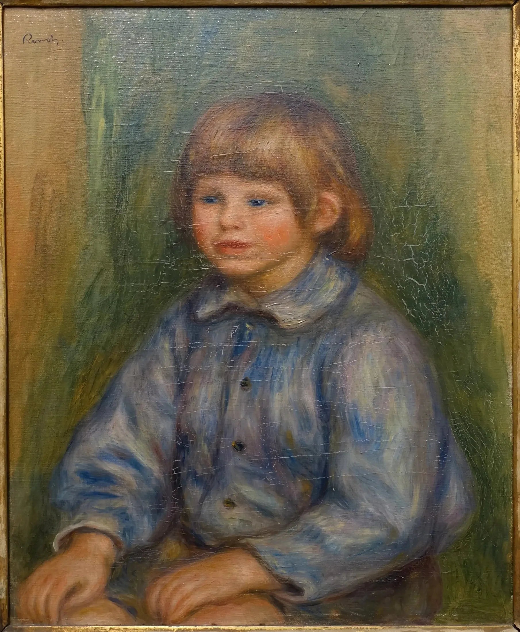 Portrait de Claude Renoir (1901–1969) - Pierre-Auguste Renoir image 1 reproduction d’œuvre d’art à l’huile