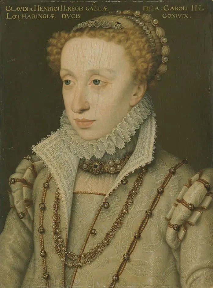 Portrait von Claudia de Valois (1547-1575) - François Clouet